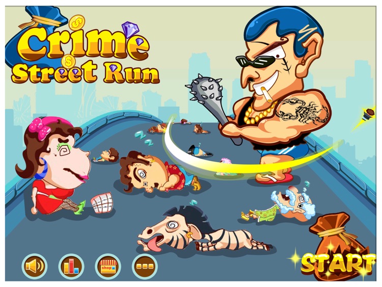 Crime Street Run HD screenshot-4