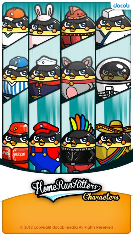 Home Run Hitters - Penguin Rush! Flick Baseball