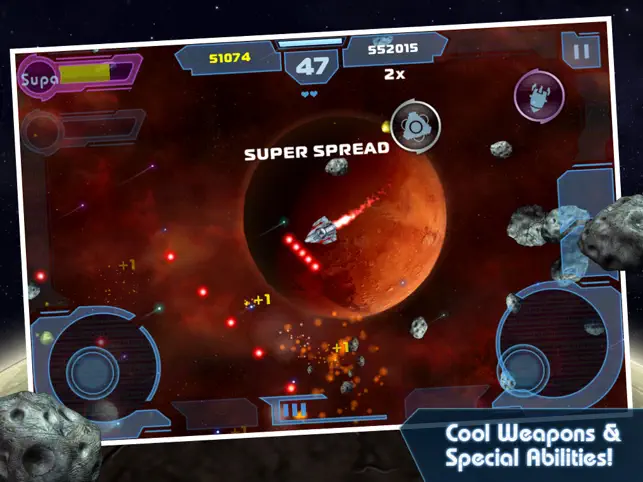 Asteroids: Gunner, game for IOS