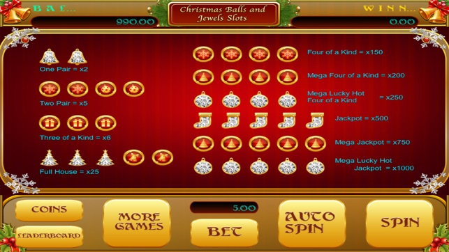 Christmas Balls and Jewels Slots - 拉斯維加斯式的老虎機為您的娛樂！(圖1)-速報App