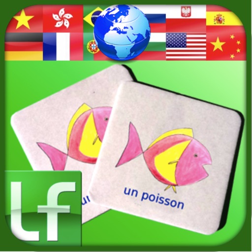 Learn friends' Card Matching Game icon