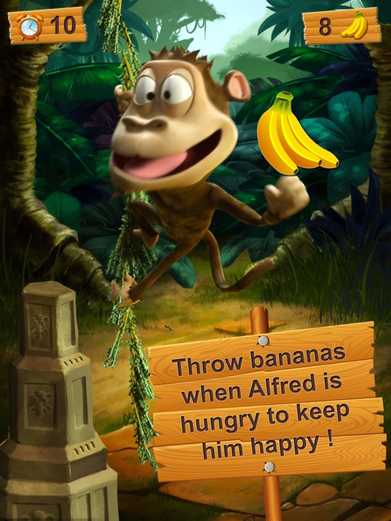 Alfred the talking monkey for iPad screenshot-3