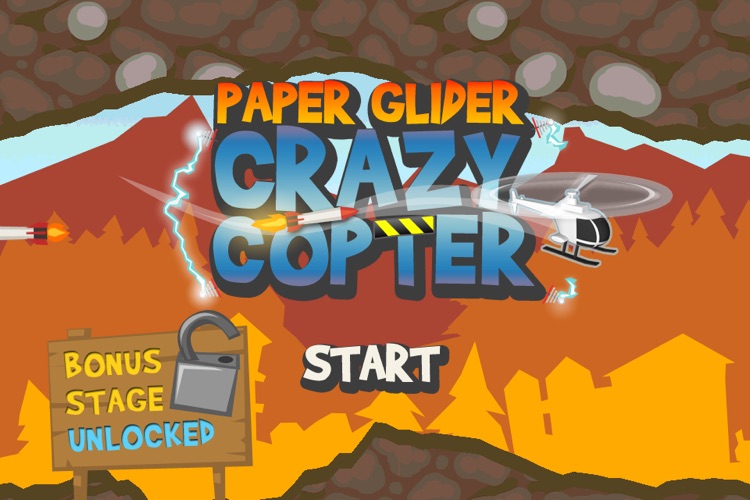 Paper Glider Crazy Copter