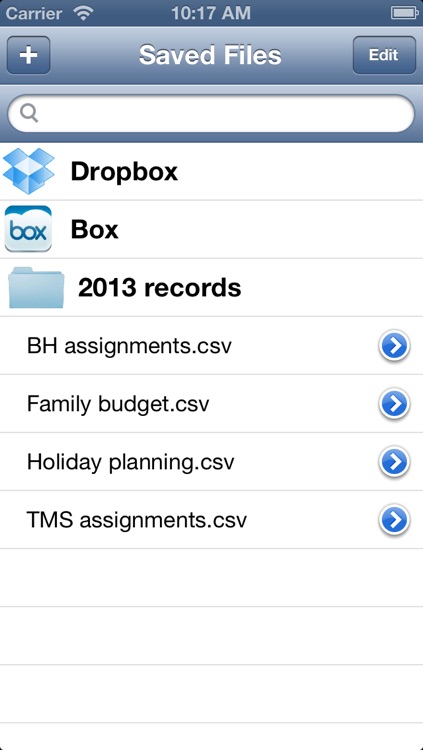 Tables: Create and Share table, spreadsheet - Compatible with Dropbox, Box screenshot-3