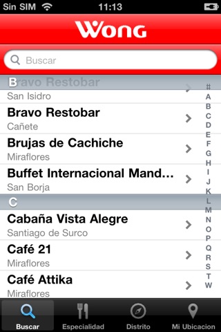 Wong Guía De Restaurantes screenshot 2