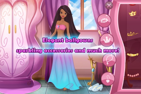 iPrincess - A Princess Dress Up and Makeover Game! screenshot 2