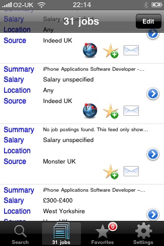 JobFinder screenshot 2