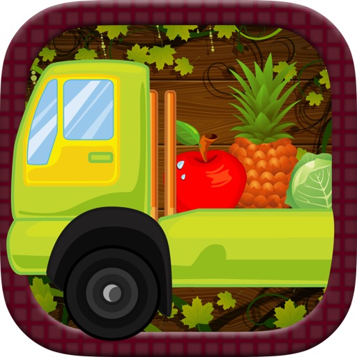 Fruits & Veggies Monster Truck Pro - Super Market Extreme Delivery Game