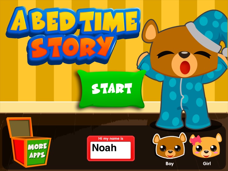 Bedtime Stories - Short Touch Book for Kids with Rockabye, Lullaby & Soothing Sounds