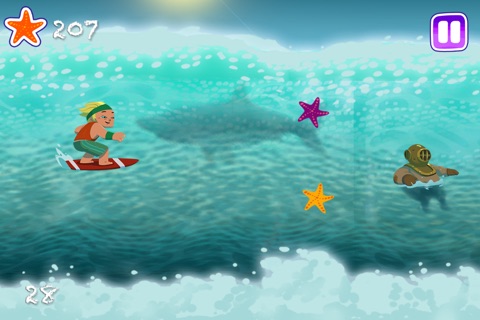 Surfing Safari - Free iPhone/iPad Racing Edition screenshot 4