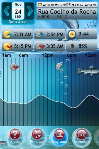 Fishing Deluxe Plus -- Best Fishing Times Calendar screenshot 3