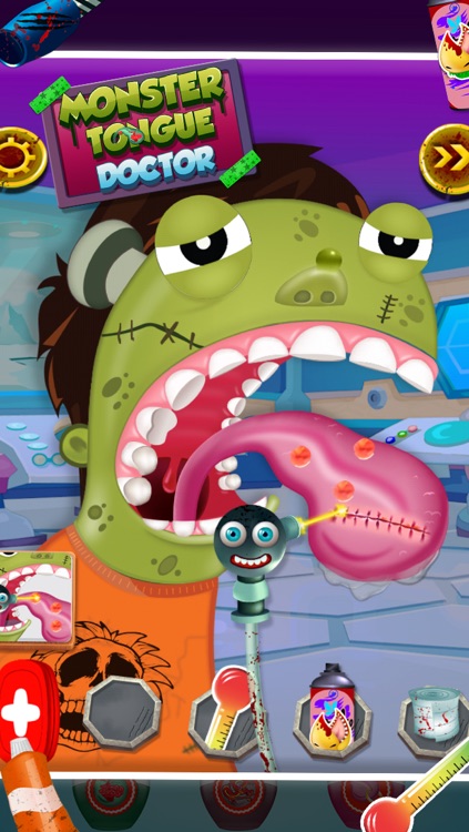 Monster Tongue Doctor Cleaner, Dentist Fun Pack Game For kids, Family, Boy And Girls screenshot-3