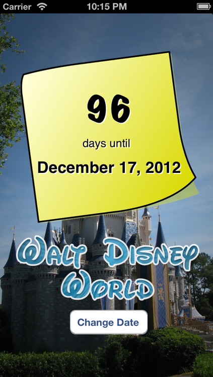 Disney World Countdown