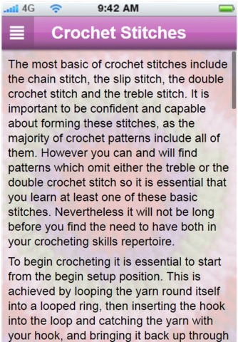 Crochet Stitches +: Learn How to Crochet The Easy Way screenshot 4