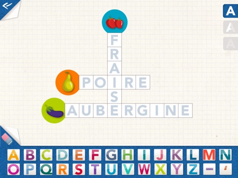 Kidschool : my first criss-cross puzzle in french screenshot 3
