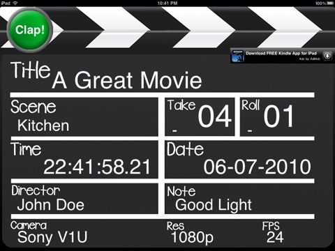 Clapboard Slate Lite screenshot 2