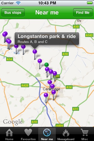 Cambridge Guided Busway - Timetable screenshot 4