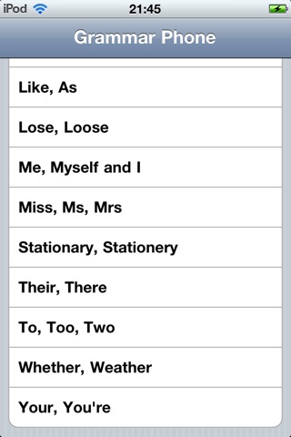 Grammar Phone screenshot 3