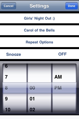 Christmas Alarm Clock LITE screenshot 4