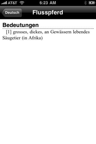 German Dictionary screenshot 2