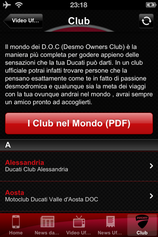 Ducati Fan App screenshot 4