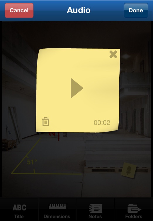 Bosch Site Measurement Camera: Input of measured values directly into a picture, send via e-mail screenshot-3
