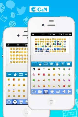 Text & Emoji for Twitter - Color Text + Font - Cool Fonts - Characters + Symbols - Smileys + Icons - Symbol Keyboard - Free screenshot 3