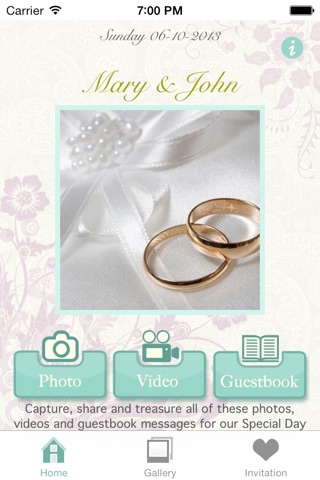 OurWeddingApp.ie screenshot 4