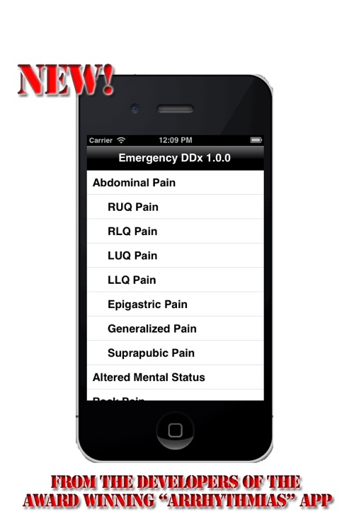 Emergency Medicine Differential Diagnosis