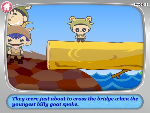 三隻山羊過橋記 - 學英文有聲書 screenshot 4