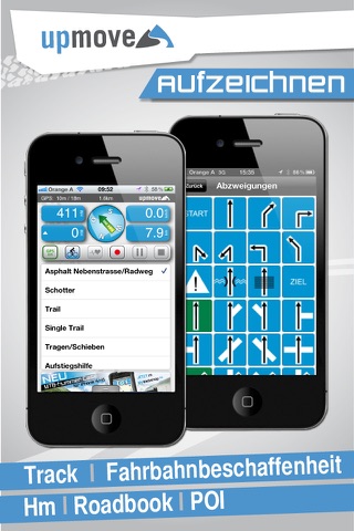 upmove GPS for mountainbike powered by Drei screenshot 3