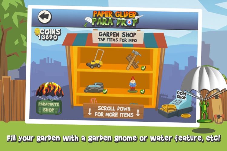Paper Glider Para Drop screenshot-4