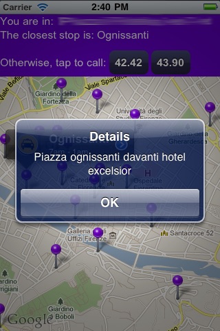 Taxi Firenze - L'applicazione per trovare un ta... screenshot 3