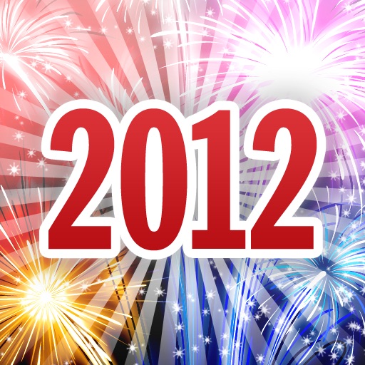 Neujahrsgrüße HAPPY NEW YEAR 2012 icon