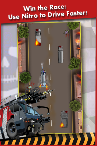 Zombies Street Racing Rage : All extreme Fire Truck Rescue Game For Really Cool Boys screenshot 3