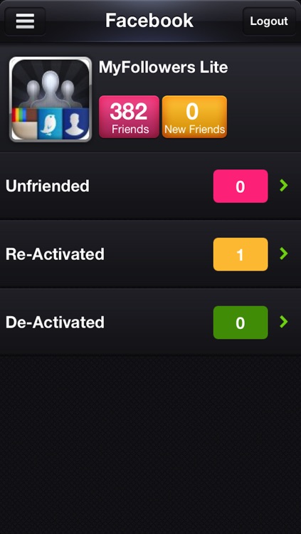 MyFollowers: 3 in 1! for Instagram, Twitter and Facebook screenshot-3