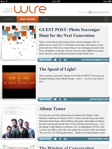 Youth Ministry Wire screenshot 3