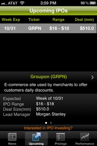 IPO screenshot 2
