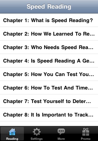 Speed Reading and Comprehension screenshot 2