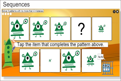 Kids Sequences, Counting and Patterns - Intermediate (Kindergarten and First Grade) screenshot 2