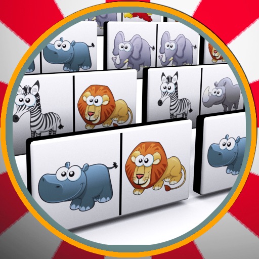 domino game for kids icon