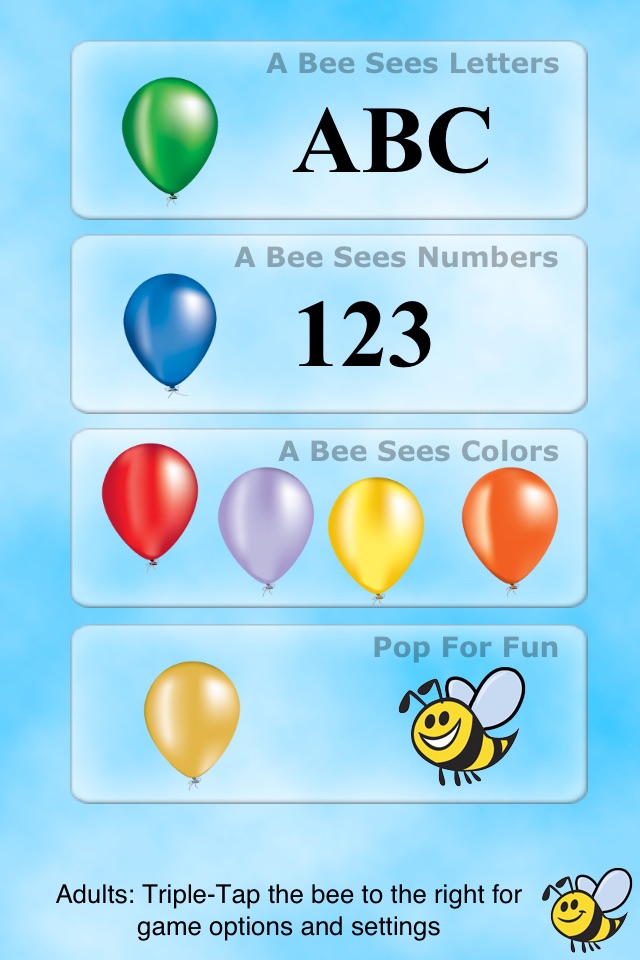 A Bee Sees - Learning Letters, Numbers, and Colors screenshot 2