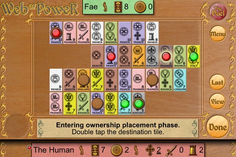 Michael Schacht's Web of Power Card Game: The Duel screenshot 4
