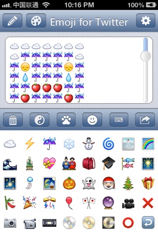 Emoji for Twitter - Make Long Tweet With Characters Symbols Emoticons Keyboard screenshot 3