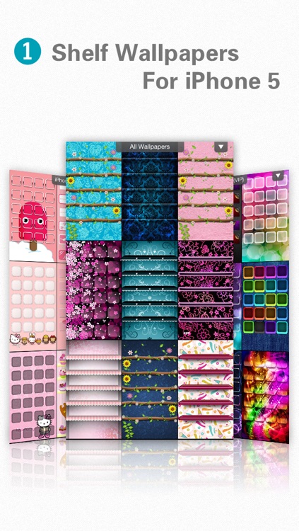 Shelf Backgrounds and Wallpapers Free - Customize Home Screen with Glow Effects