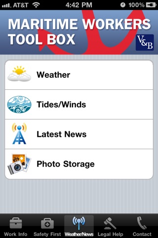 Maritime Workers Tool Box - V & B Attorneys screenshot 3