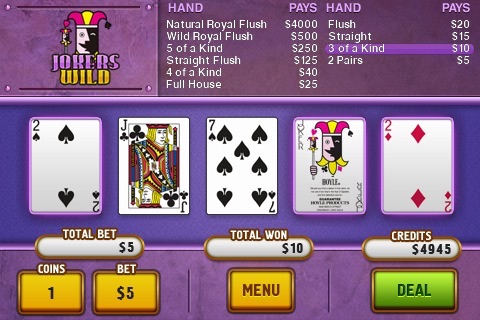 HOYLE Video Poker screenshot 2