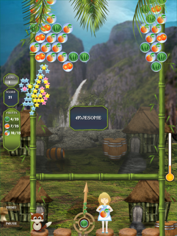 Happy Shooter HD (bubble fruits in the jungle) screenshot 2