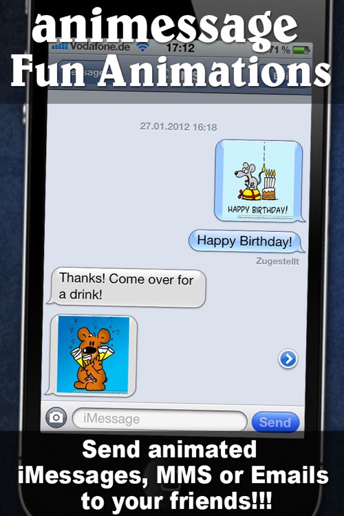 Greeting Cards and Emoticons for iMessage, MMS and Email