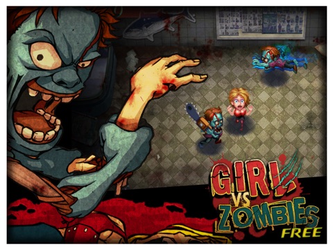 Girl vs Zombies HD Free screenshot 2